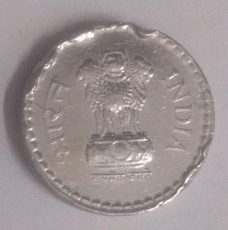 India - 1995 - 5 Rupees UNC 1 No - Coin