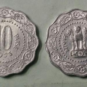 India - 1973 - 10 Paise _ UNC_1 No - Coin