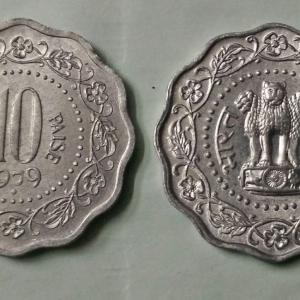 India - 1979 - 10 Paise _ UNC_1 No - Coin