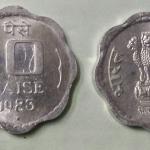 India - 1983 - 10 Paise _ UNC_1 No - Coin