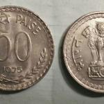 India - 1975 - 50 Paise UNC 1 No - Coin