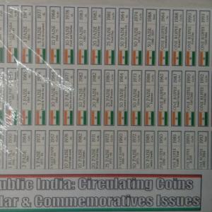 India:Circulating Coins Regular Commemoratives Issues (Stickers)