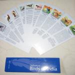 India - Bookmarks Depicting Stamps Birds of India Theme-Set 2. Collectible item