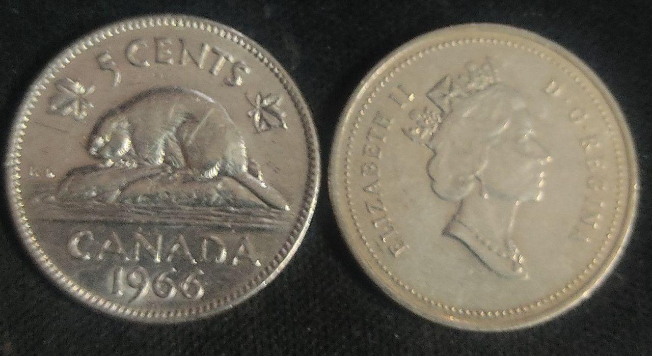 Canada - 5 Cents 1966 Elizabeth II D.G Regina - Coin