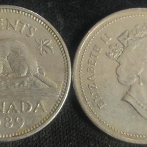 Canada - 5 Cents 1989 Elizabeth II D.G Regina - Coin