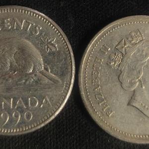 Canada - 5 Cents 1990 Elizabeth II D.G Regina - Coin