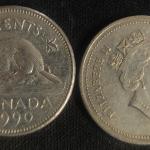 Canada - 5 Cents 1990 Elizabeth II D.G Regina - Coin