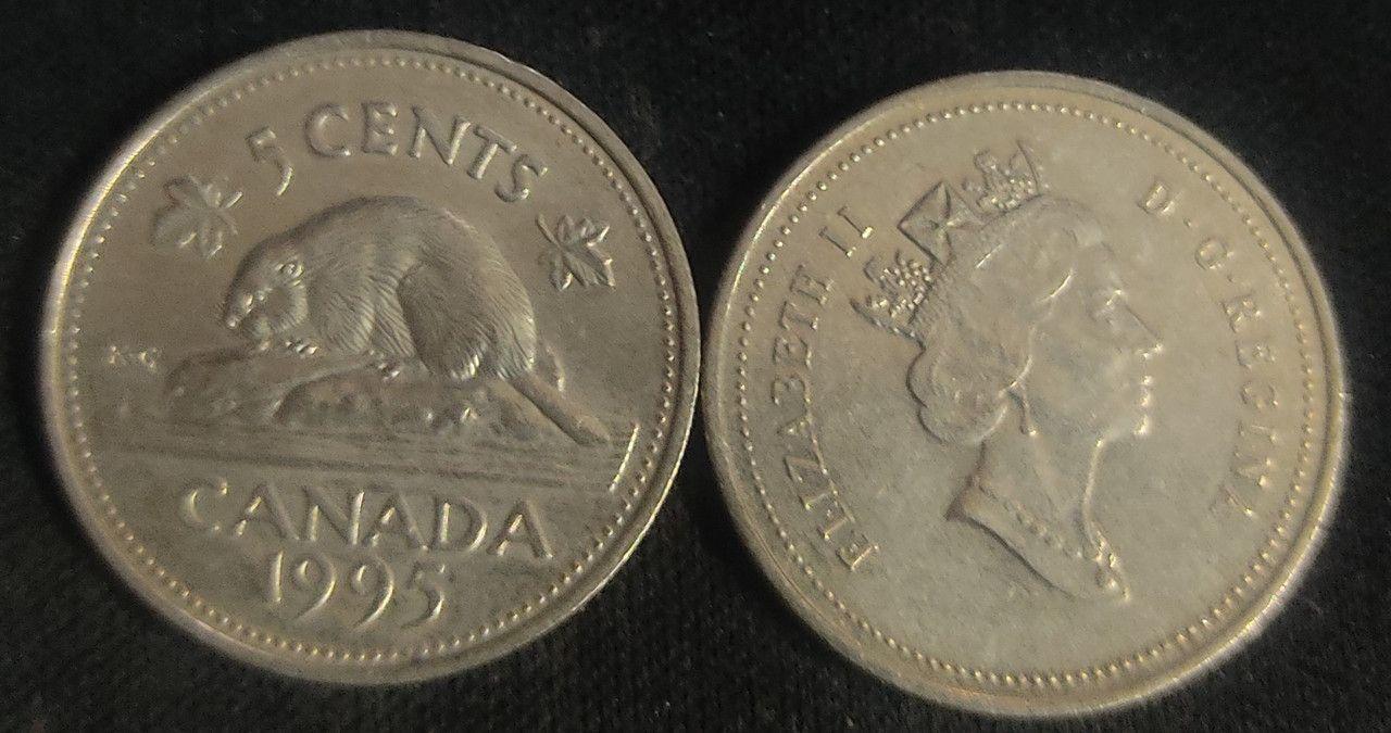 Canada - 5 Cents 1995 Elizabeth II D.G Regina - Coin