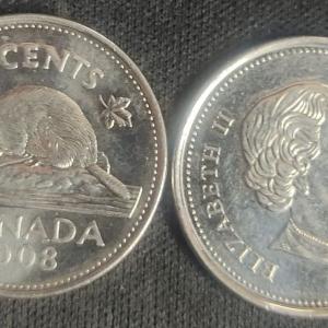 Canada - 5 Cents 2008 Elizabeth II D.G Regina - Coin