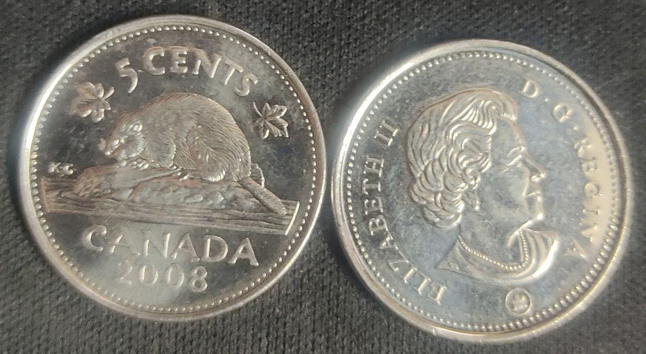 Canada - 5 Cents 2008 Elizabeth II D.G Regina - Coin