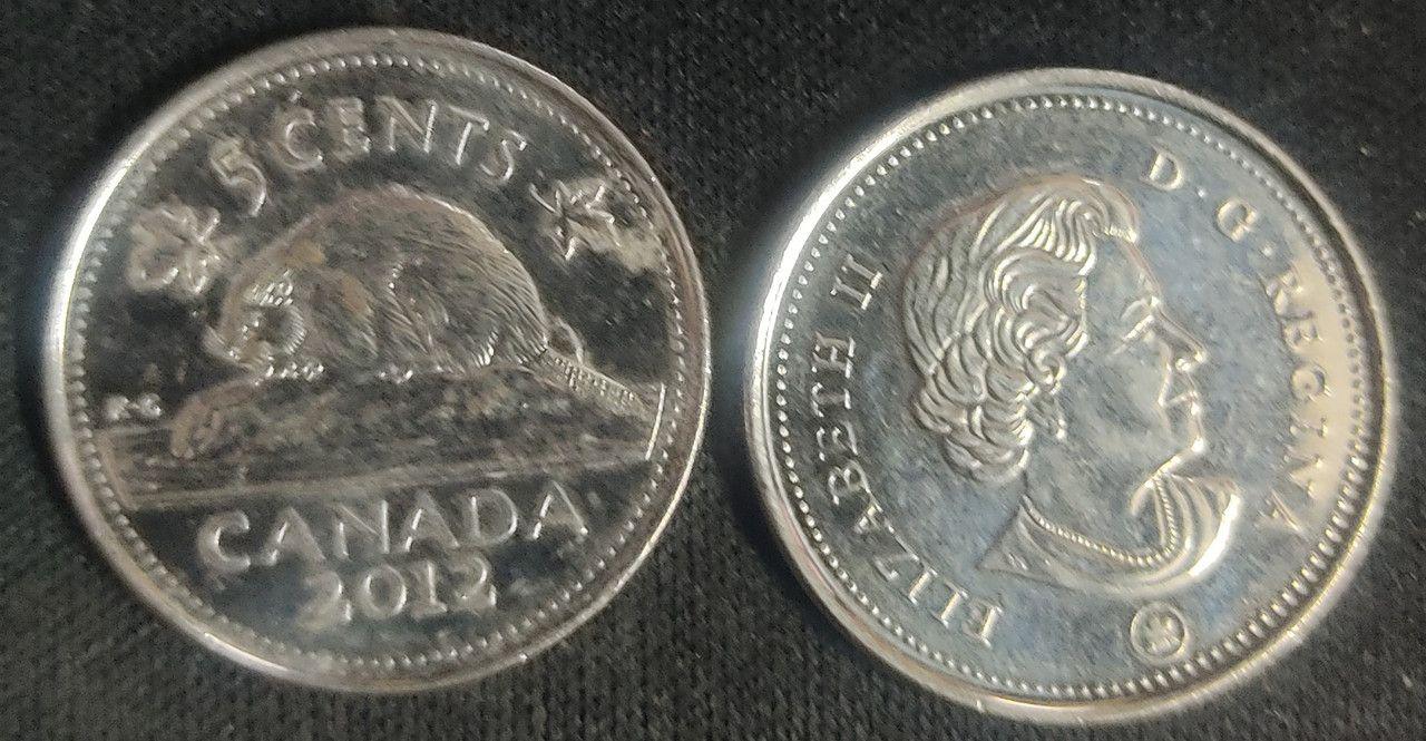 Canada - 5 Cents 2012 Elizabeth II D.G Regina - Coin