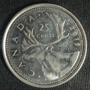 Canada - 25 Cents 2019 Elizabeth II D G Regina - Coin