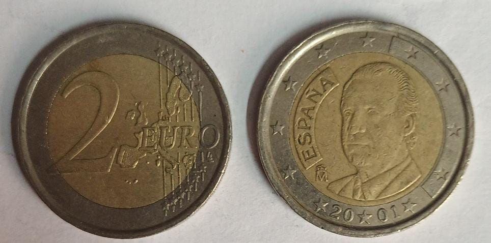 Spain - 2 Euro Coin 2001 Used