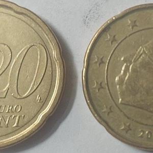 20 Euro Cent Coin 2007 Used