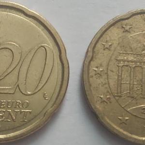 Germany - 20 Euro Cent - Coin 2014 Used
