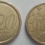 Germany - 20 Euro Cent - Coin 2014 Used