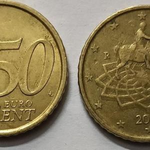 50 Cent Euro 2002 Used - Coin