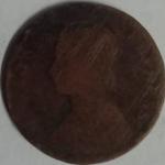 British India Coin Victoria Empress-1 Quarter ANNA1891 Used Copper