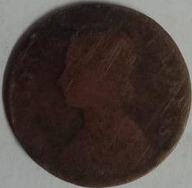British India Coin Victoria Empress-1 Quarter ANNA1891 Used Copper
