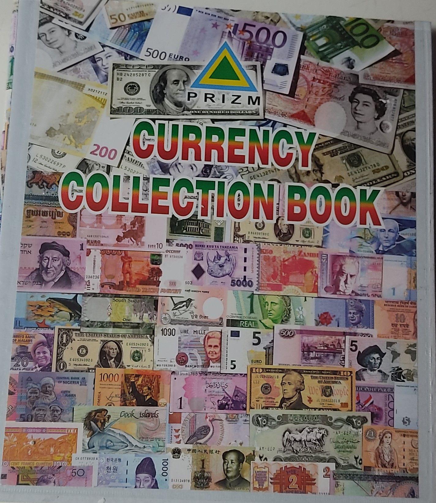 Currency Collection Book 20 Pages-double side. Collectible item