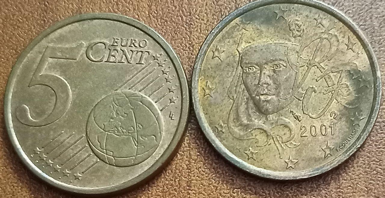 5 Cent Euro 2001 Used - Coin