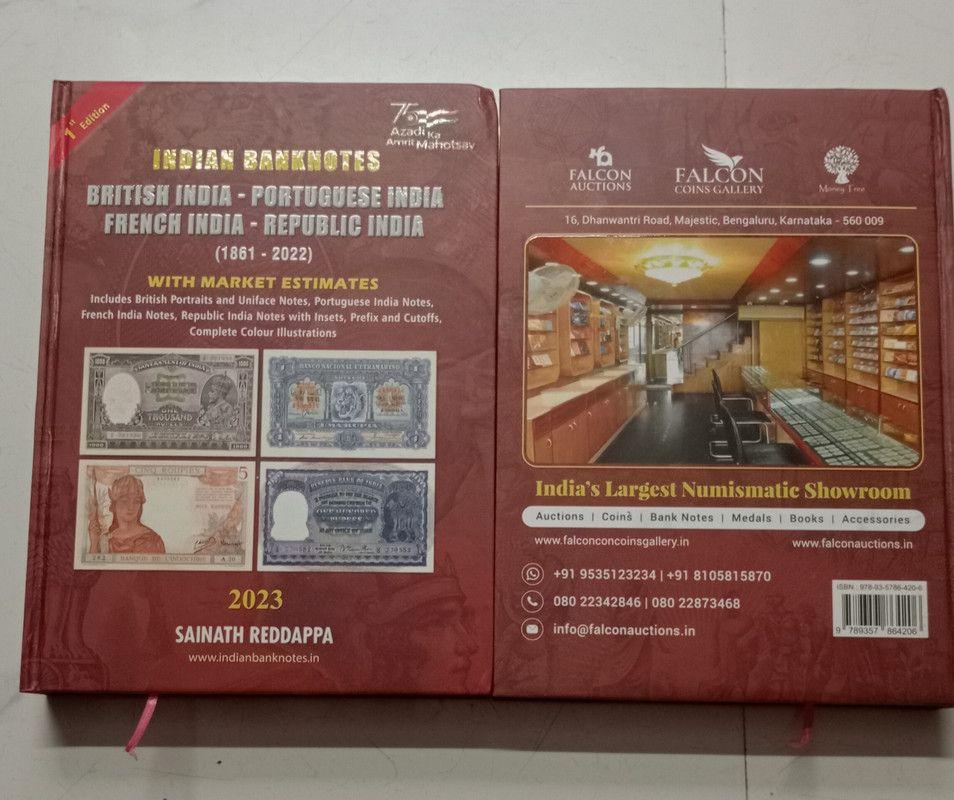 Indian Banknotes (British India, Portuguese India, French India, republic India) (1861-2022)