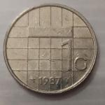 Netherlands-1Guilder1987 (Used) - Coin