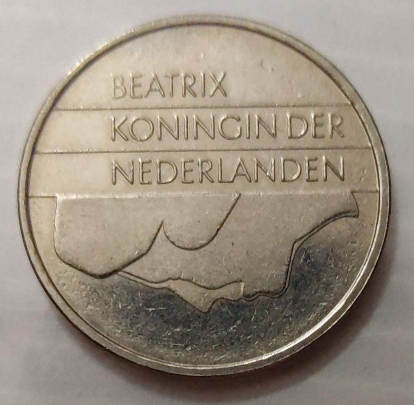 Netherlands-1Guilder1987 (Used) - Coin
