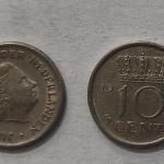 Netherlands-10 Cent 1951 (Used) - Coin