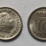 Netherlands-10 Cent 1956 (Used) - Coin