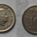 Netherlands-10 Cent 1969 (Used) - Coin