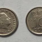 Netherlands-10 Cent 1971 (Used) - Coin