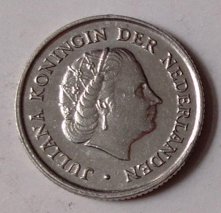 Netherlands-10 Cent 1975 (Used) - Coin