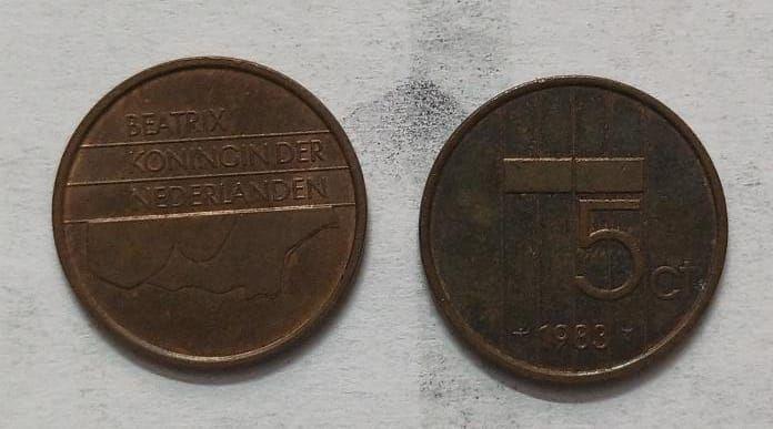 Netherlands-5 Cent 1983 (Used) - Coin