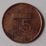 Netherlands-5 Cent 1992 (Used) - Coin