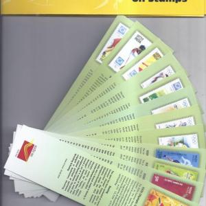 Bookmarks Depicting Stamps Olympics Theme. Collectible item