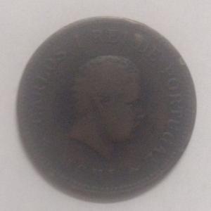 British India - Portugees Half Tanga 1901 (Used) (Copper) - Coin