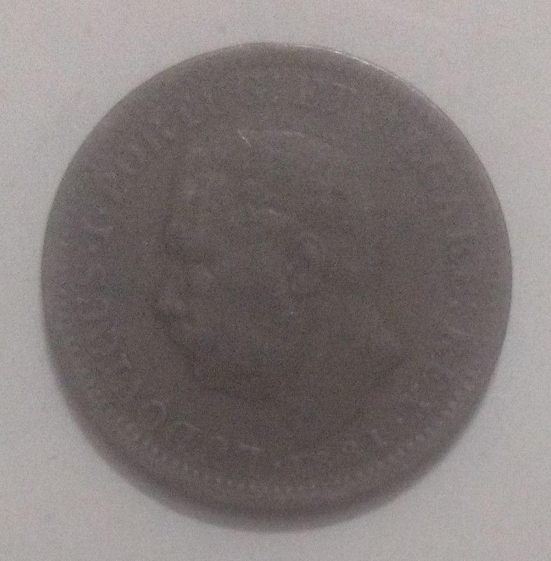 British India - Portugees Quarto 1881 (Used) (Copper) - Coin