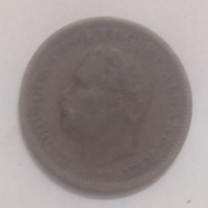 British India - Portugees Quarto 1886 (Used) (Copper) - Coin