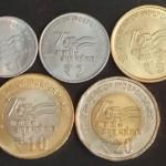 India - 2022 - 75th Year of Independence Akam Rs. 1, Rs. 2, Rs. 5, Rs. 10, Rs. 20 UNC Azadi ka Amrit Mahatosav