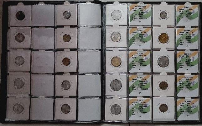 All Type OF Indian Coins Released Since 1950 (One Coin Each )Total OF 90 Coins Including  Silver Coins (UNC & Used SET)