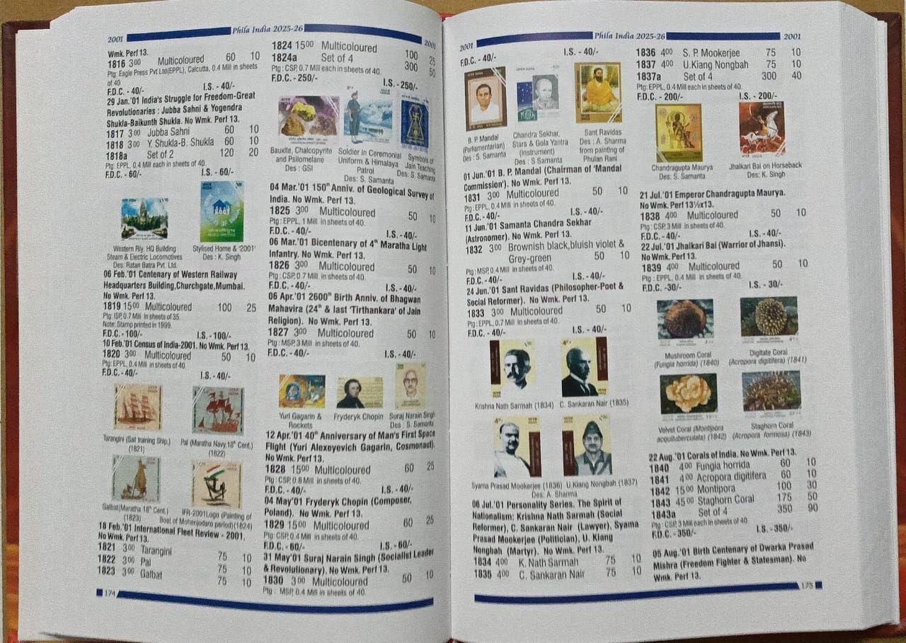India - Phila Stamp Guide Book 2025-2026 [Hardcover]