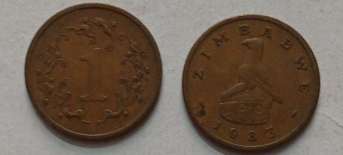 Zimbabwe 1 CENT 1983 Coin(Used)