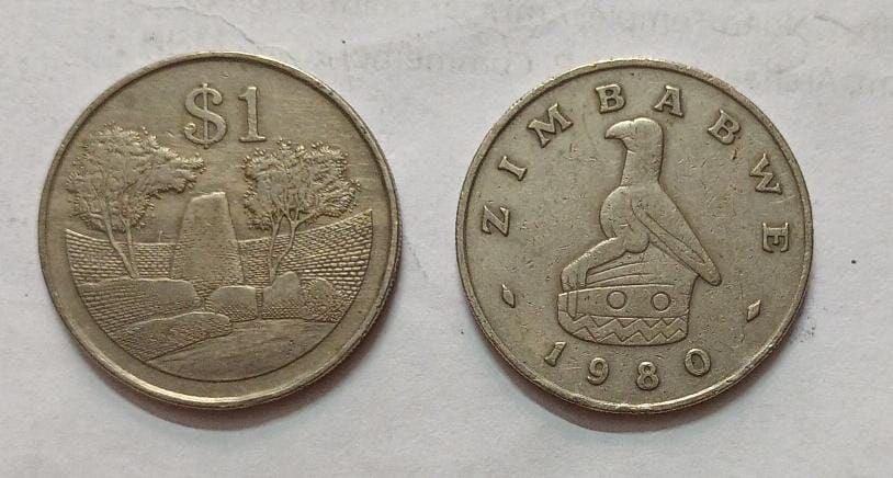 Zimbabwe $1 DOLLAR Coin(Used)
