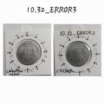 India - 1 Rupee 2003 Calcutta Mint 11.5 O - Error Coin