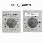 India - 1 Rupee 2004 Calcutta Mint 1 Oclock Rotation Error Coin Used