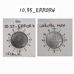 India - 2005 - 1 Rupee Calcutta Mint 1.00 O - Error Coin