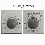 India - 2008 - 1 Rupee Calcutta Mint 1 Oclock Rotation Error Coin Used