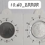 India - 2010 - 1 Rupee Hyderabad Mint 11 Oc - Error Coin