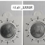 India - 2011 - 1 Rupee Hyderabad 11.5 Oclock - Error Coin